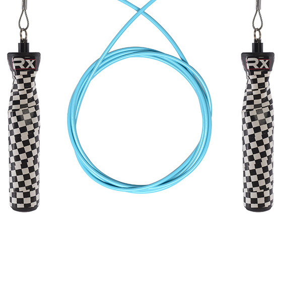 Original Rx The Finisher Jump Rope with Teal Cable
