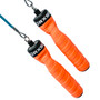 Original Rx Outrageous Orange Jump Rope with trans teal cable