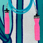 Custom Fit Poppin Pink Jump Rope with Teal cable