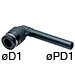 PLLJ Long Plug In Elbow