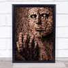 The Tool Of Tools Hands Evolution Conceptual Montage Surreal Face Wall Art Print