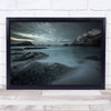 A look from the past or future Norway Lofoten Sea Haukland Beach Wall Art Print