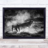 Dust Cats Lion Lions Safari Wildlife Nature Kalahari B&W Feline Wall Art Print