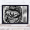 In His Eyes Portrait Action Outside Winter Outdoors Documentary Wall Art Print