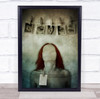 I'M Looking For Myself Creative Edit Anonymous Red Hair Female Wall Art Print