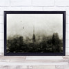 Crying City Bird Tokyo Japan Texture Creative Edit Metropolis Wall Art Print