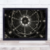 Fine Art Perspective Star Floors Levels B&W Architecture Abstract Wall Print