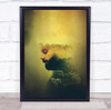 Hephaistos Conceptual Surreal Portrait Face Beard Nature Myth Wall Art Print