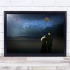 Underwater world Creative Edit Edited Montages Composites Duo Wall Art Print