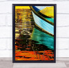 Boat Ll Abstract Israel Color Colors Colorful Colour Colours Wall Art Print