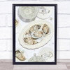 Oysters A Pearls No 03 Oyster Food Fashion Lifestyle Studio Wall Art Print