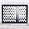 Living In A Box Facade Wall Architecture Pattern Window Windows Art Print