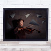 The Magic Of Music Violin Children Kids Play Playing Notes Wall Art Print