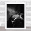 Stairs To The Other World Staircase Shadow Smoke Thriller Wall Art Print