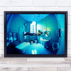 Floating In The Mirror World Barcelona Underwater Dream Wall Art Print