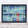 The Guardian Abstract Architecture Wall Dog Pet Animal Small Art Print