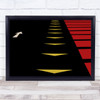 Going In, Out Lines Figures Direction Colors Abstract Wall Art Print