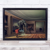 There Bogor Jawabarat Elephant Coming Out Of Painting Wall Art Print