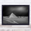 Pyramids Egypt Cairo History Landscape Pyramid Giza Wall Art Print