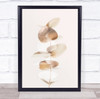 Eucalyptus Creative Gold 04 Plant Botanical Studio Wall Art Print