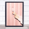Here's To Pink 03 Studio Fashion Lifestyle Drink Wall Art Print