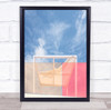 Pastel Color Colors Abstract Window Sheet Cloth Wall Art Print