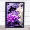 Purple Haze Face Smoke Water Man Male Portrait Wall Art Print