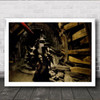 Lost In Space Broken Machinery Surreal Cave Wall Art Print