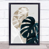 Monstera Creative 05 Studio Botanical Leaf Wall Art Print