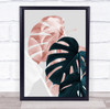 Monstera Creative 09 Studio Botanical Leaf Wall Art Print