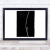 Rebirth Black And White Plant Distressed Wall Art Print