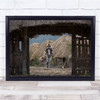 The Last Tribe Papua Baliem Valley Huts Wall Art Print