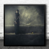 Hand Sky Clouds Person Woman Fantasy Surreal Imagination Fairy Square Wall Art Print