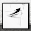 Action Wengen High-Key Skiing Ski Skier Speed Blur Blurry Motion Square Wall Art Print