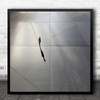 Shapes Silhouette Floor Lines Geometry Shadow Square Wall Art Print