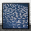 Landscape Snow Waves Skiing Winter Square Wall Art Print