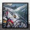 Sailing Adventure Adventurer Person Sport Sports Drama Dramatic Square Art Print