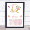 Any Age Birthday Favourite Things Interests Milestones Initial Q Gift Print