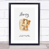 New Baby Birth Details Christening Nursery Bear Initial H Keepsake Gift Print