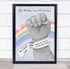 Rainbow Baby Fist Name Tag Blue Grey Boy New Baby Birth Details Gift Print Rainbow Baby Fist Name Tag Blue Grey Boy New Baby Birth Details Gift Print