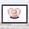 New Baby Birth Details Christening Nursery Blossom Photo Keepsake Gift Print