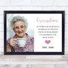 Grandma Memorial Poem & Photo Personalised Gift Art Print