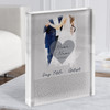 Bride Groom Wedding First Dance Any Song Lyric Acrylic Block