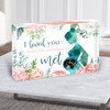 Ultrasound Scan Photo Vintage Floral Personalised Gift Acrylic Block