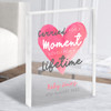 Carried For A Moment Baby Loss Miscarriage Memorial Pink Gift Acrylic Block