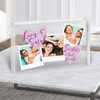 Sisters And Best Friends Photo Sister Birthday Love Purple Gift Acrylic Block