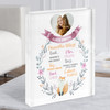 Fox Photo Nursery Baby Girl Child Favourite Things List Children's Acrylic Block