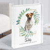 Jack Russel Short Hair Memorial Forever In Our Hearts Dog Pet Gift Acrylic Block