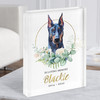 Doberman Dog Pet Memorial Loving Memory Personalised Gift Acrylic Block