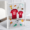 Red Football Shirts (Can Be Any Colour) Dad Father's Day Gift Acrylic Block